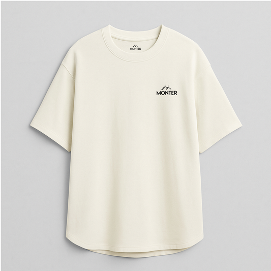 Camisa Oversize Blanco Hueso básic