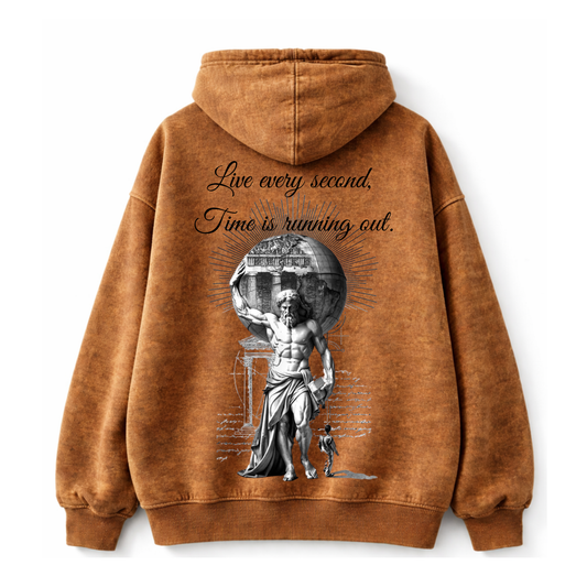 Buzo Oversize Cafe Acidwash